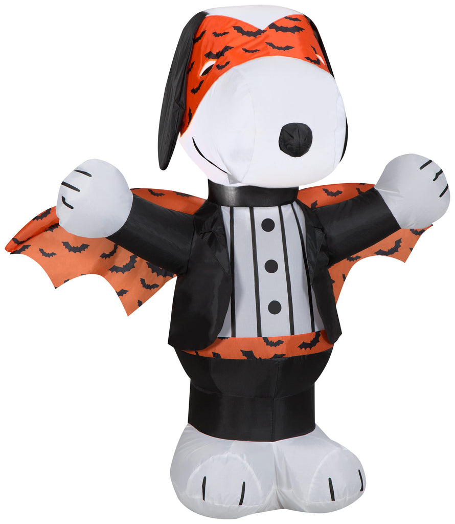 Gemmy Halloween Airblown Inflatable Snoopy as Vampire, 3 Feet Tall