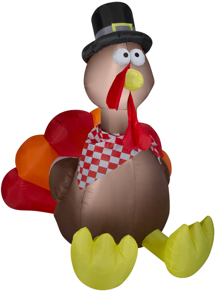 Gemmy 6ft Turkey Lighted Airblown Inflatable